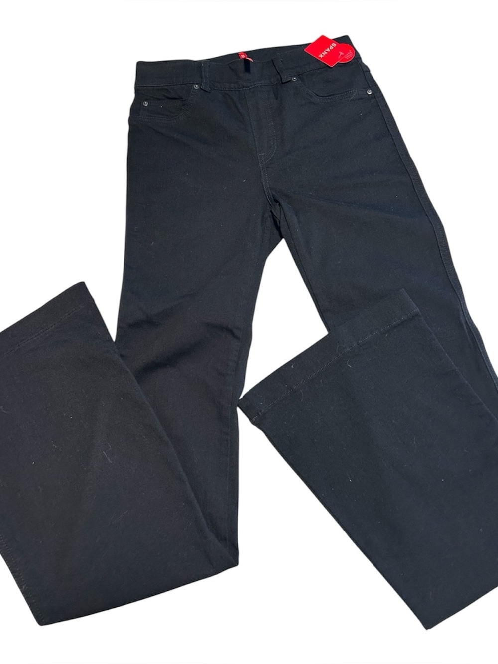 Spanx Black Pull On Flare Jeans
